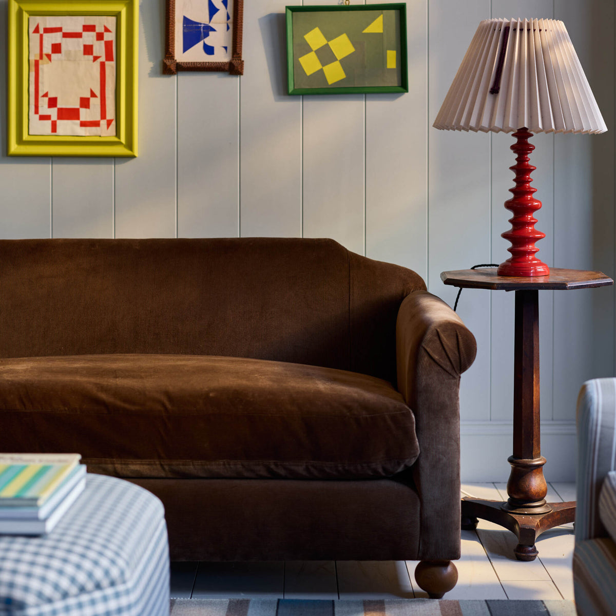 Dolittle 2 seater sofa in Classic Corduroy Harbour Blue