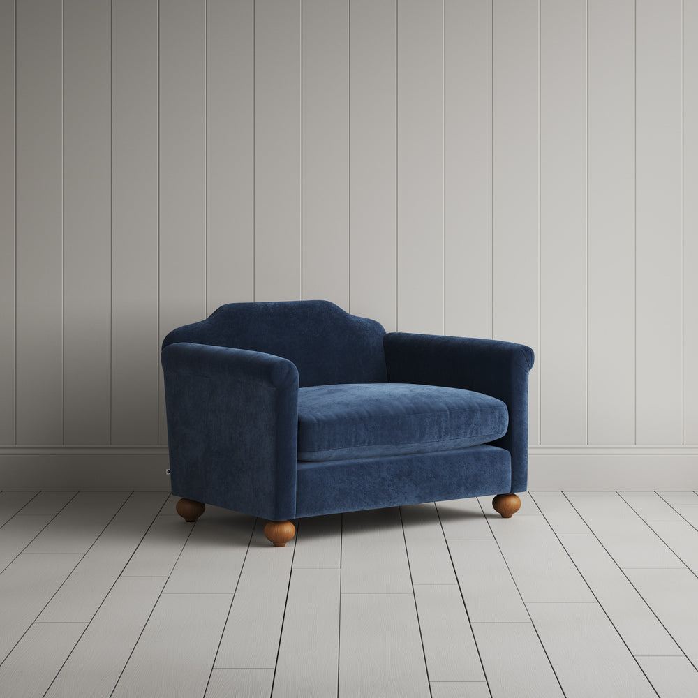Dolittle Love Seat in Classic Corduroy Twilight Blue