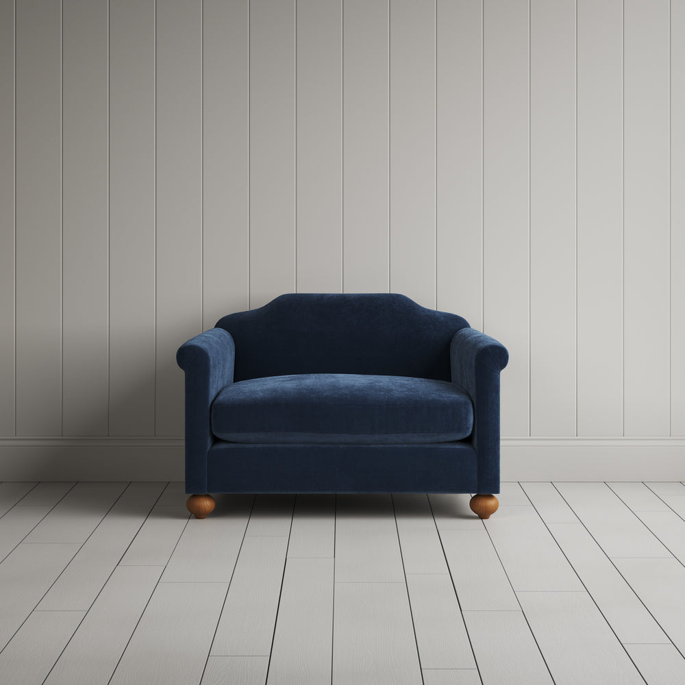 Dolittle Love Seat in Classic Corduroy Twilight Blue