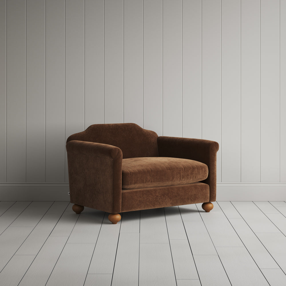 Dolittle Love Seat in Classic Corduroy Tobacco