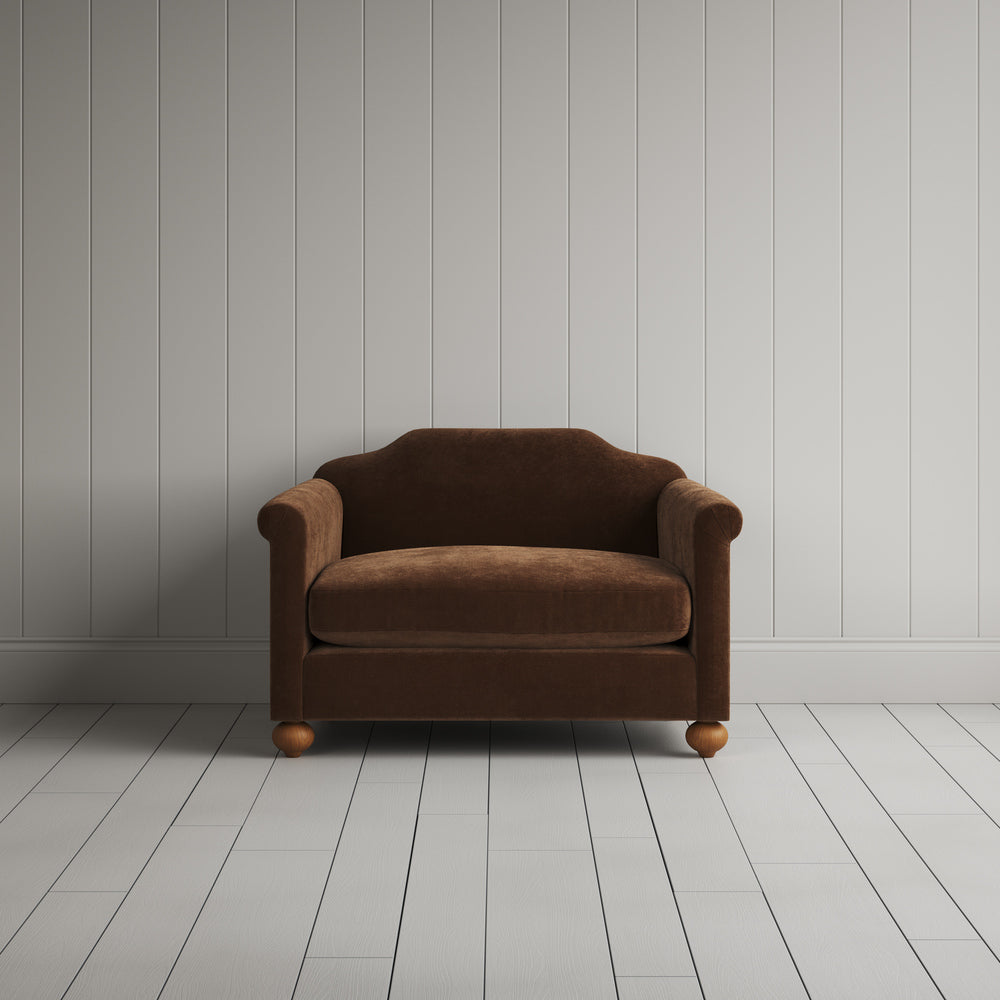 Dolittle Love Seat in Classic Corduroy Tobacco