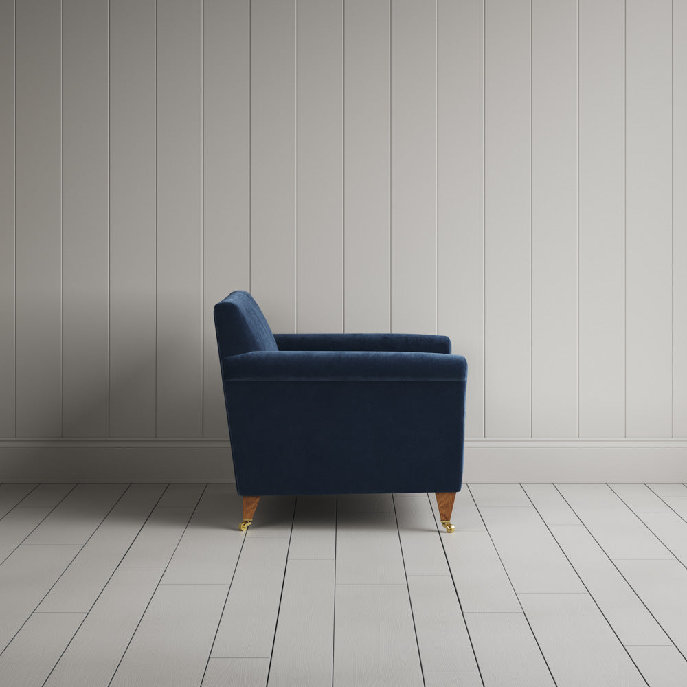 Idler Love Seat in Classic Corduroy Twilight Blue