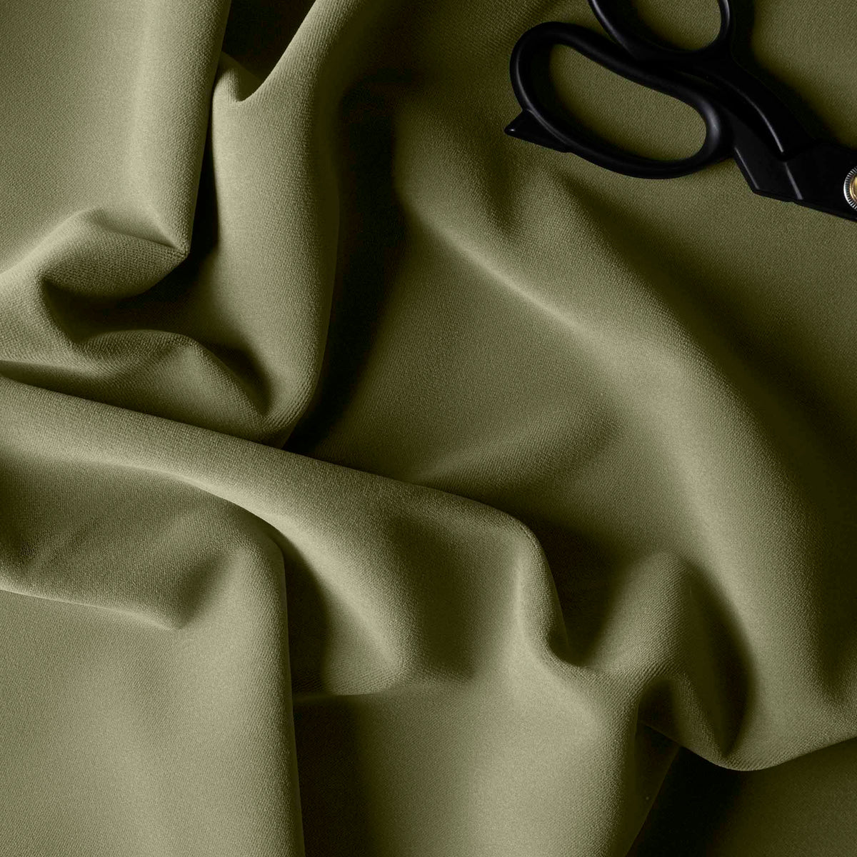 Hither Hexagonal Storage Ottoman in Intelligent Velvet Green Tea