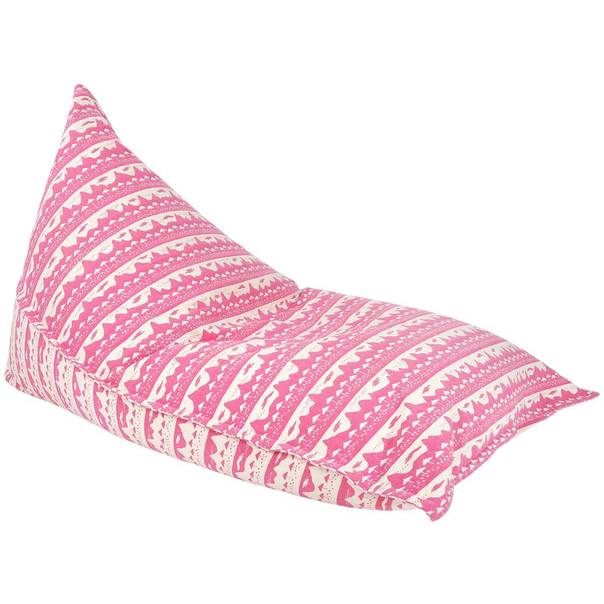 Pink Belle Mare Woven Bean Bag Cover