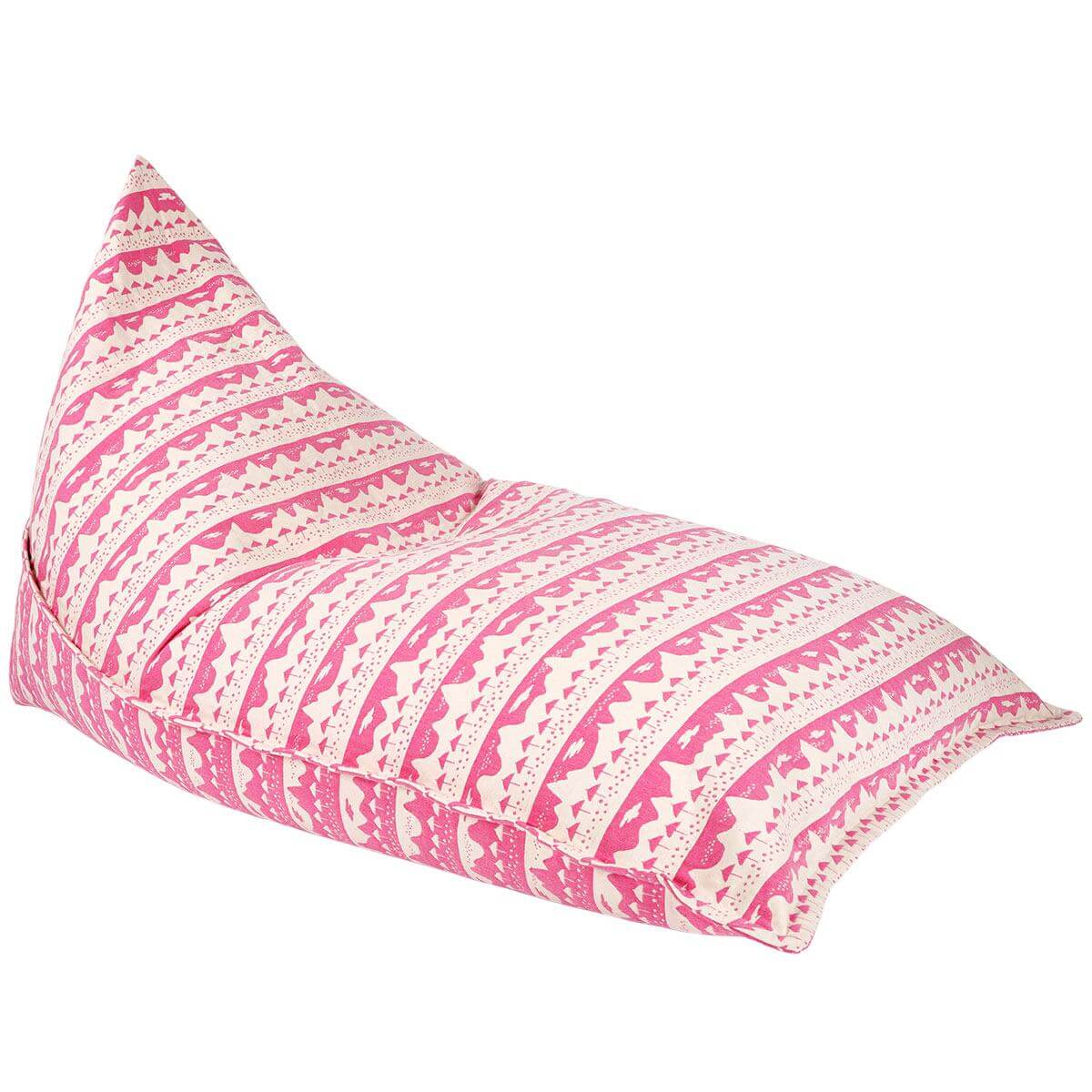 Pink Belle Mare Woven Bean Bag Cover