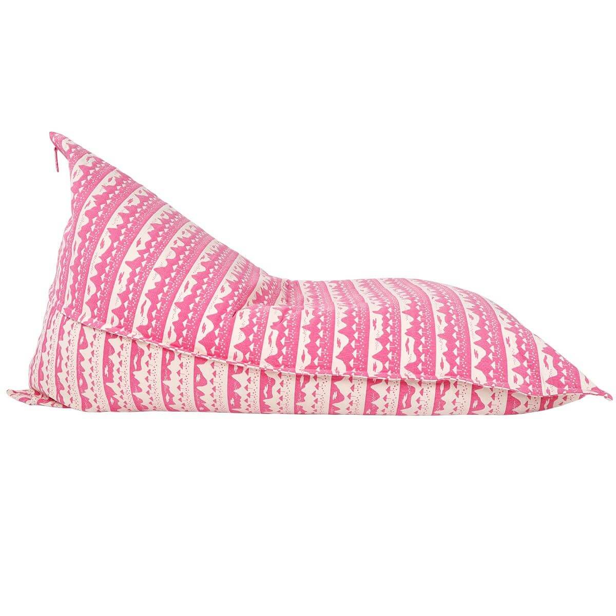 Pink Belle Mare Woven Bean Bag Cover