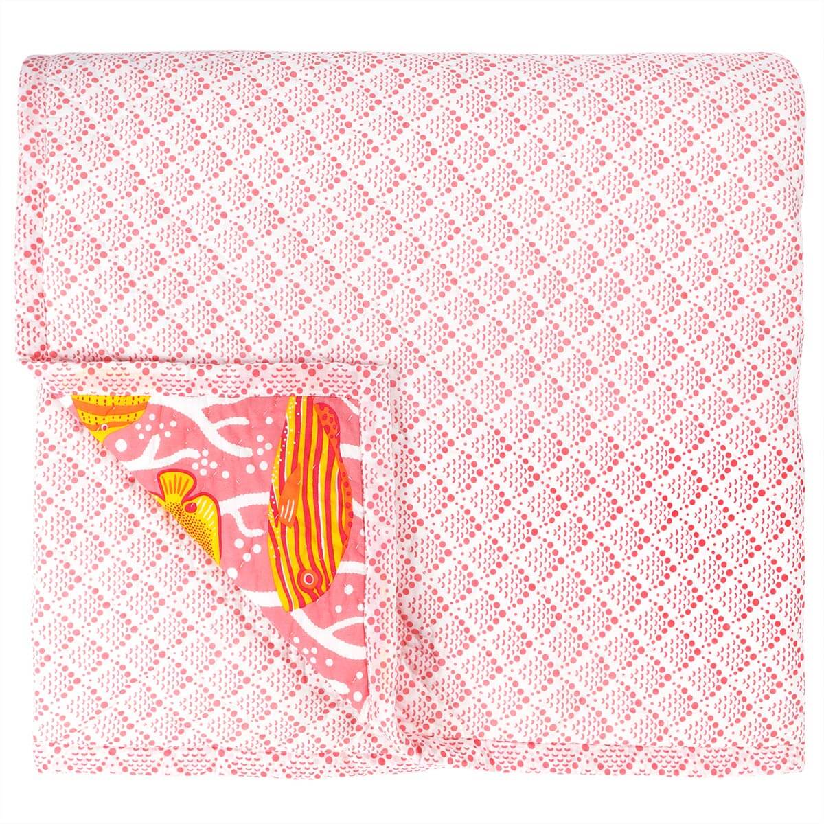 Pink Coral Reef Quilt
