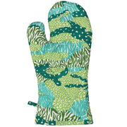 Green Big Cat Camo Oven Glove