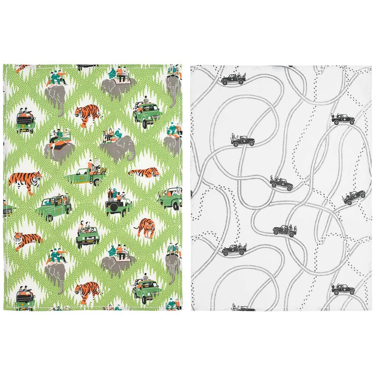 Safari Tracks Tea Towel Set