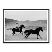 The Mustang B&W
