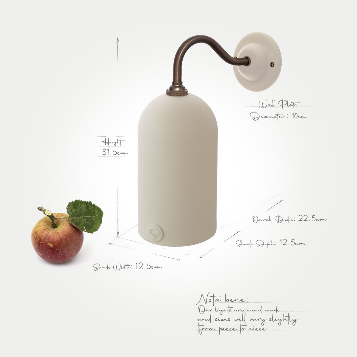 Bergholt Bronté Wall Light