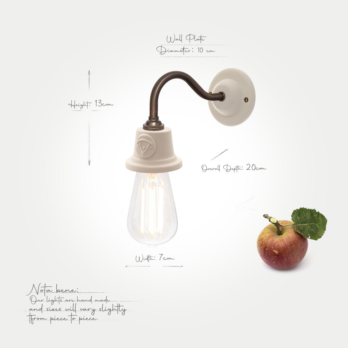Bergholt Delphinium Wall Light