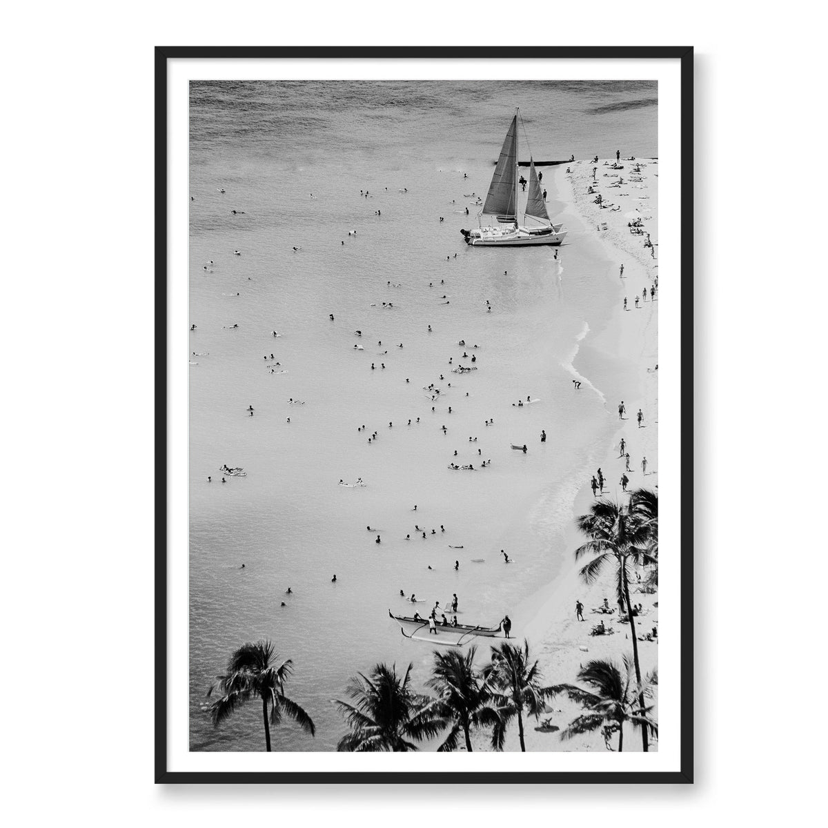 White Sandy Beach of Hawaii