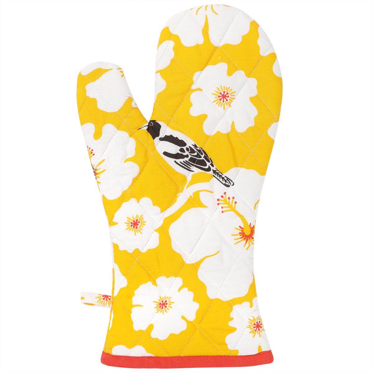 Yellow Weaver Oven Glove