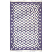Evil Eye Flatweave Rug - Lavender