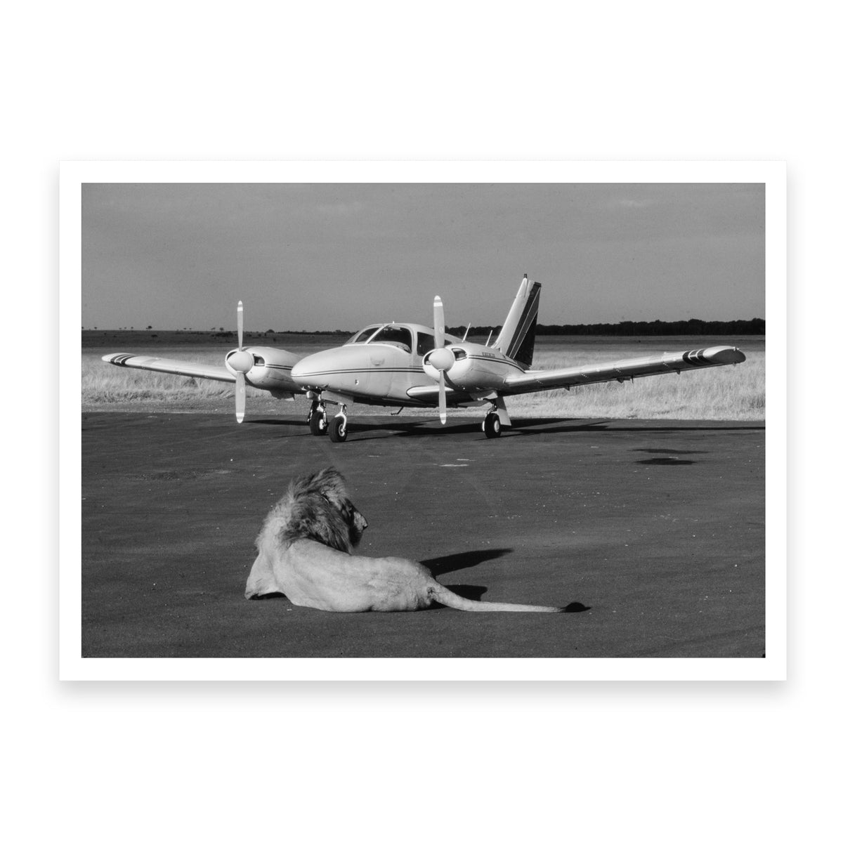 Private Parking B&W