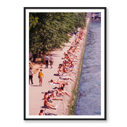 Sunbathing on the Seine