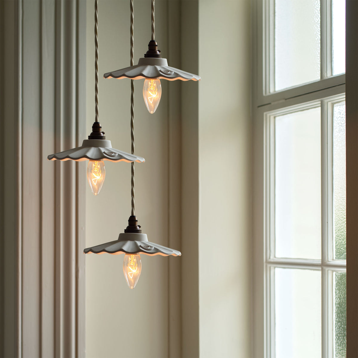 Petite Giselle 3 Cluster Pendant Light